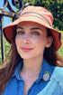 Face Shield Bucket Hat- Tangerine
